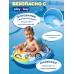 Надувной круг для плавания детский 0-5 лет - машина